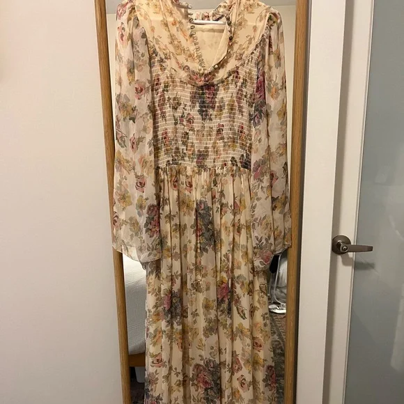 Dôen Doen NWT Tiarella floral dress small - Picture 6 of 14